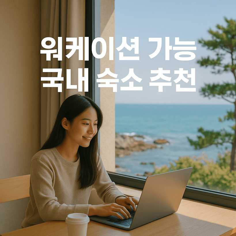 2025 워케이션 국내 숙소 BEST 6곳 추천! 업무와 휴식의 완벽한 균형💼🌴