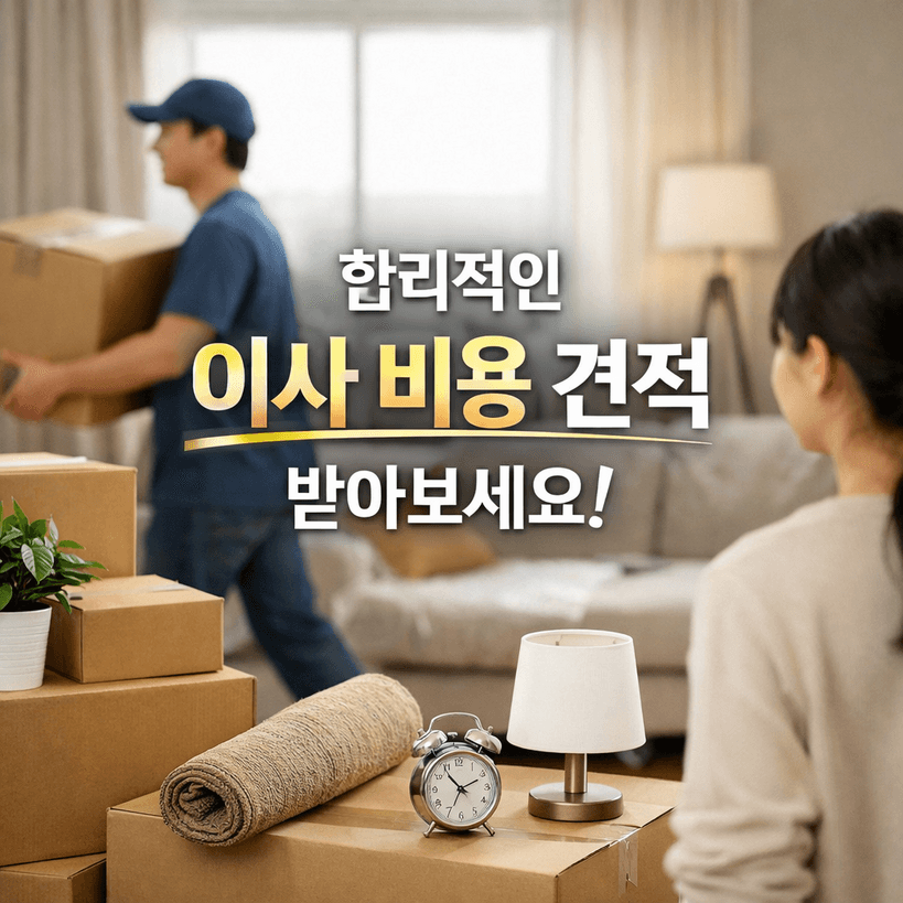 이사 비용 2026 평수별·서비스별 완전 가이드
