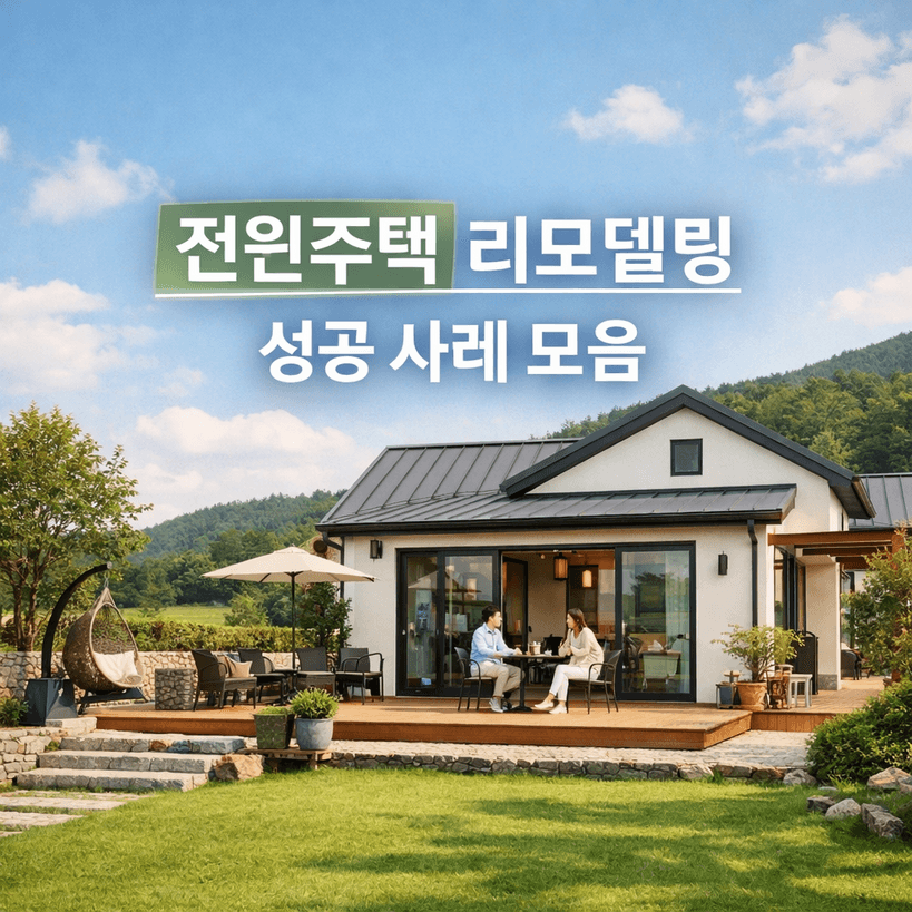 전원주택 한옥 리모델링 실제 사례 3가지 장단점 총정리