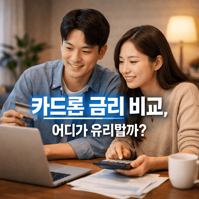 카드론 금리 비교 2026 완전정리