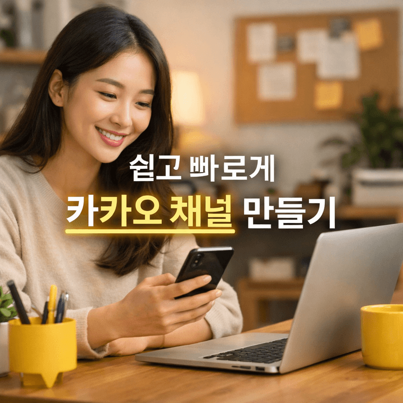 카카오 채널 만들기: 2026년 초간단 가이드